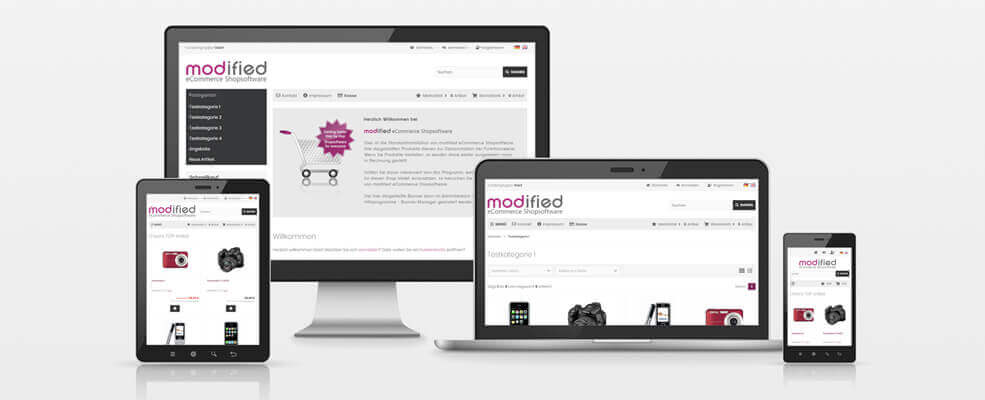 modified eCommerce Shopsoftware